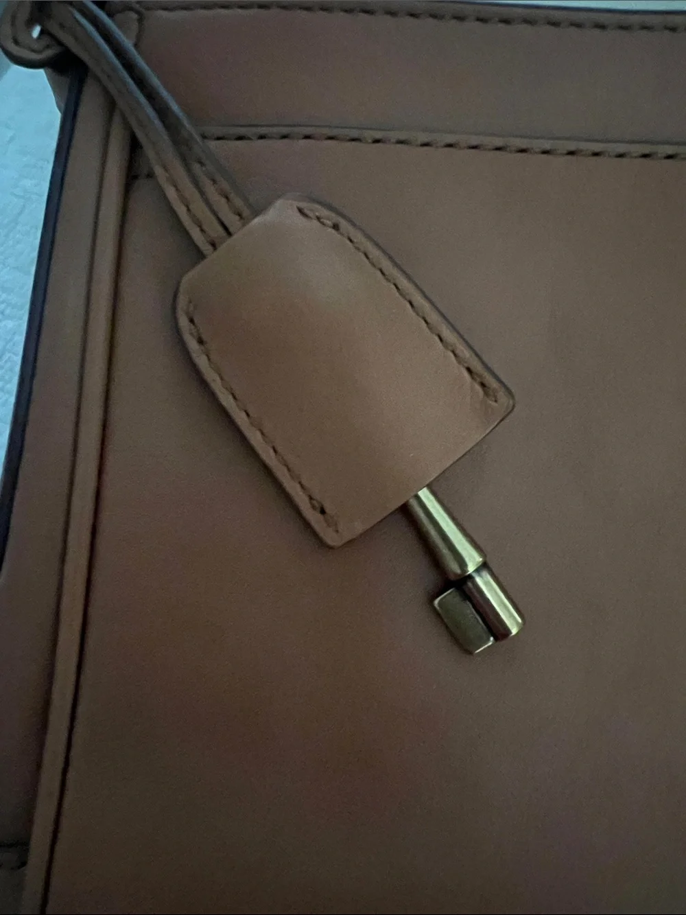 Fossil Brown Leather Satchel Purse